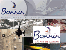Tablet Screenshot of chantier-bonnin.com